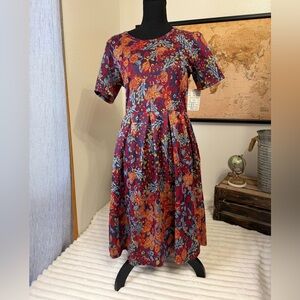 Lularoe Amelia floral dress size XL